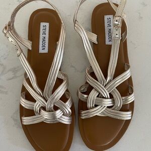 Steve Madden Women's Gold Sandals